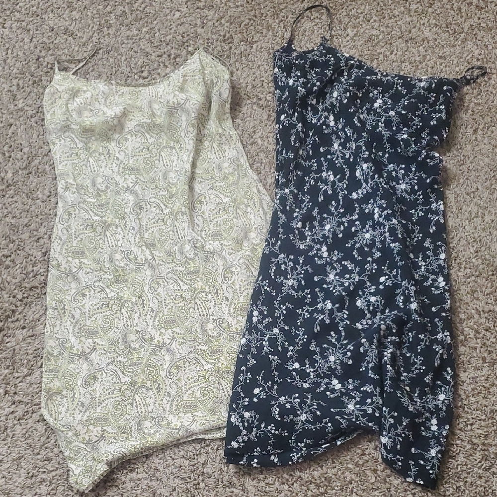 The Limited Silk Dresses in Green and Black size 8  Vintage/1999 or 2000